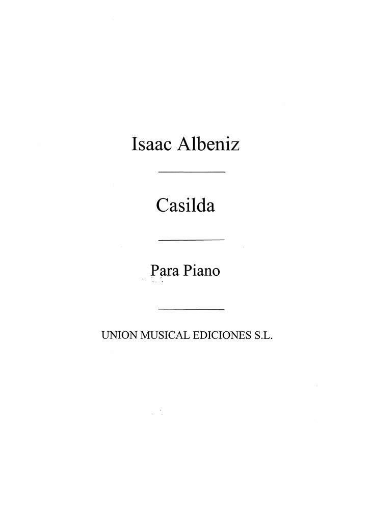 Casilda No.2 From Mazurkas De Salon Op.66